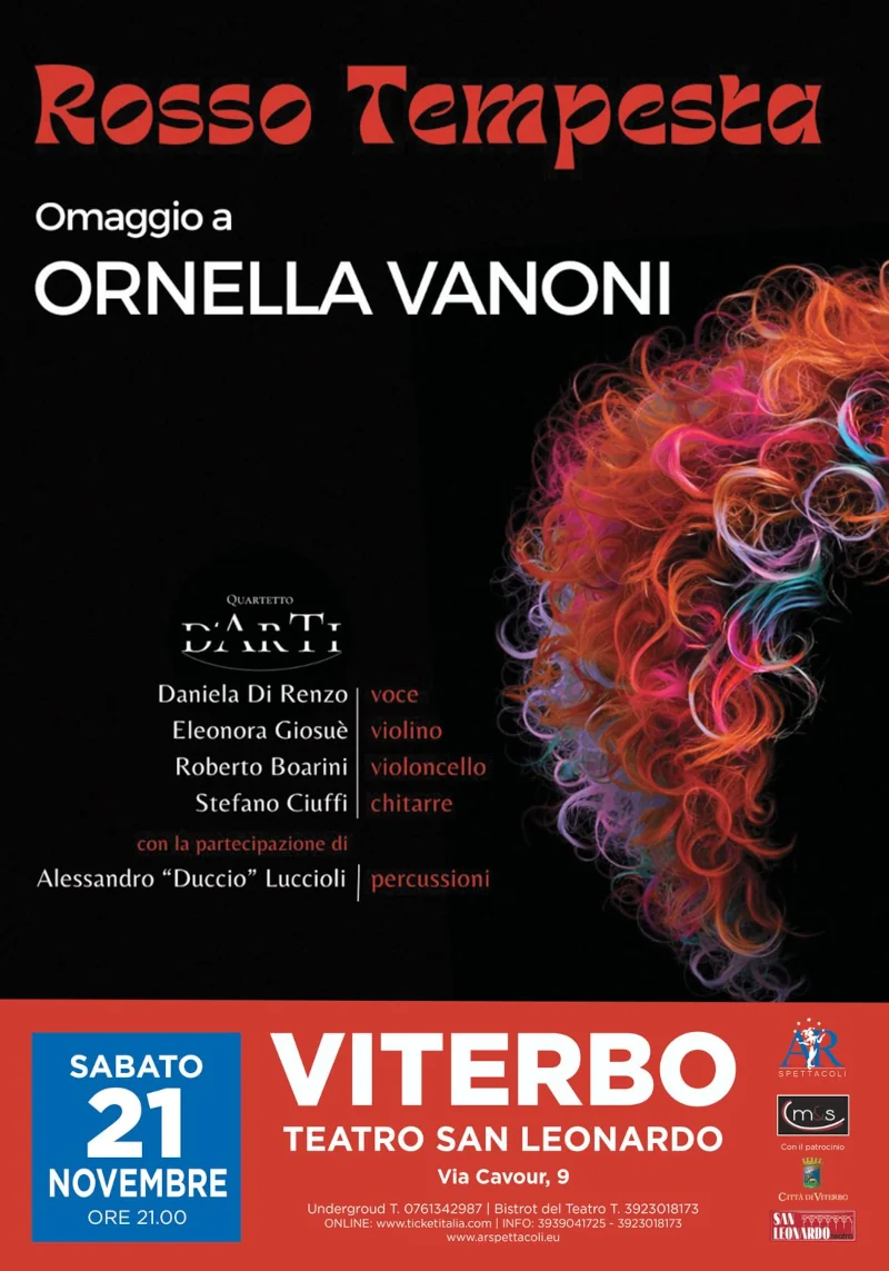 OMAGGIO A ORNELLA VANONI - VITERBO