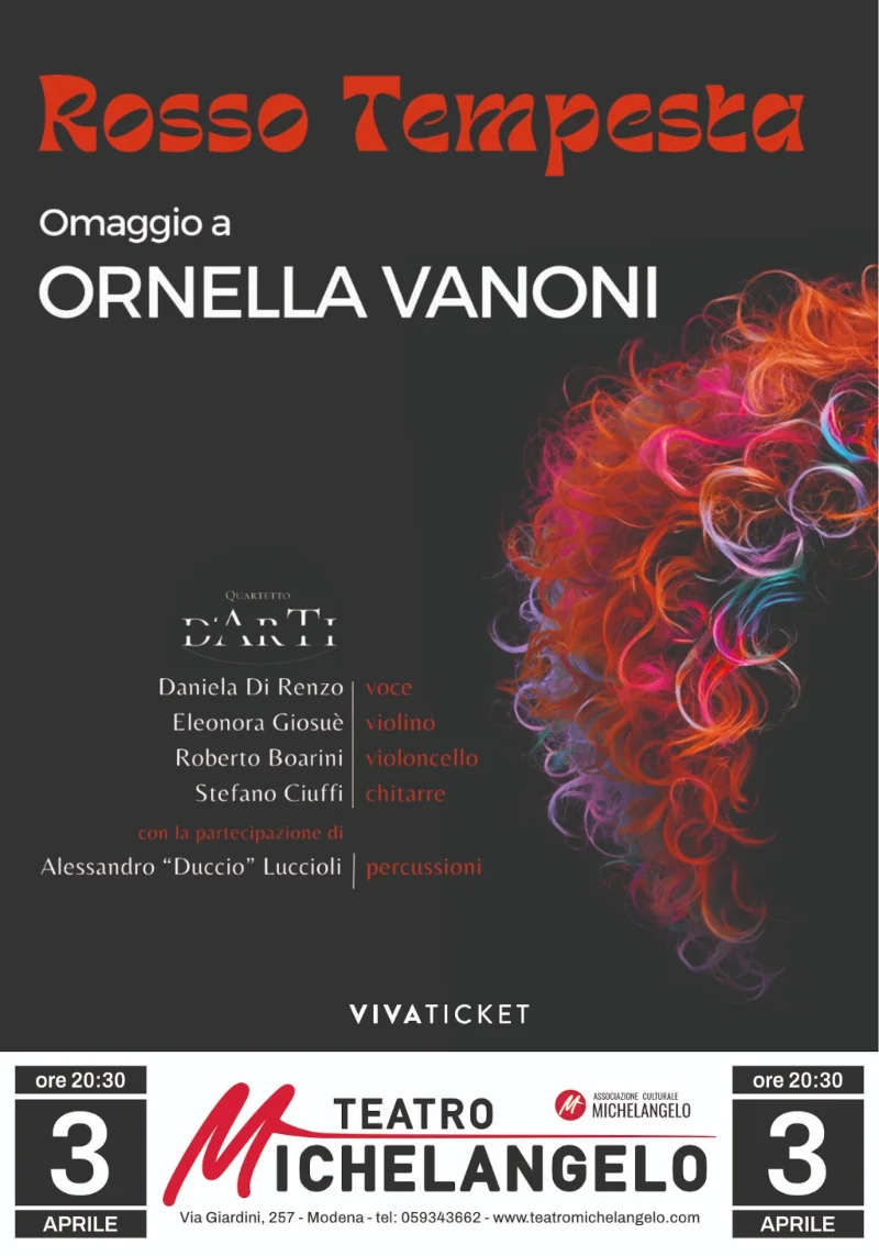 OMAGGIO A ORNELLA VANONI - MODENA